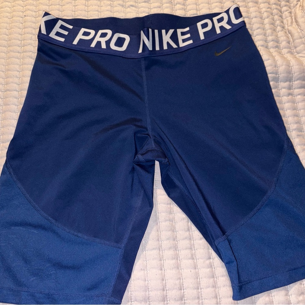 Nike Pro Women's Blue Athletic Shorts